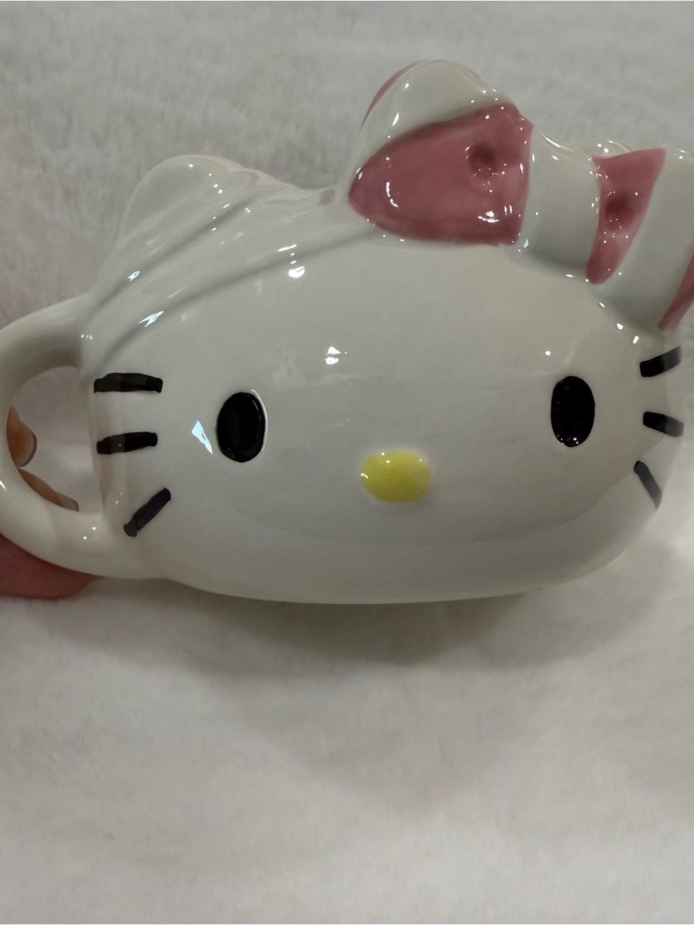 Hello Kitty Mummy Sculpted Mug - White Ceramic